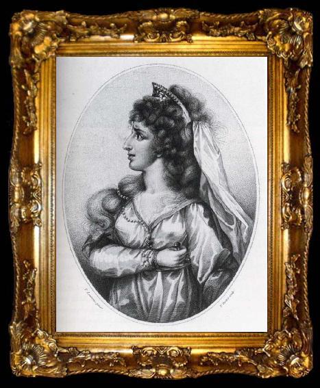 framed  Thomas Trotter Sarah Siddons in the Grecian Daughter, ta009-2